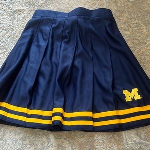 NWT! michigan cheer skirt